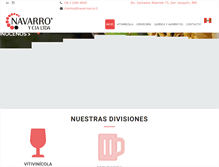 Tablet Screenshot of navarroycia.cl